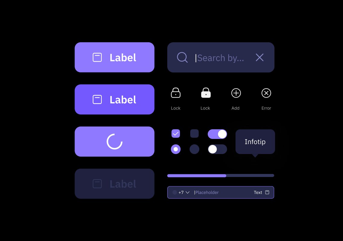 Design system buttons, inputs and toggles